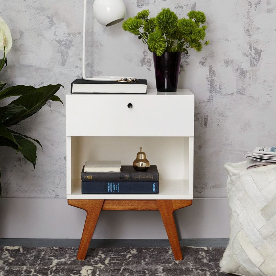 Modern Bedside Table West Elm Australia
